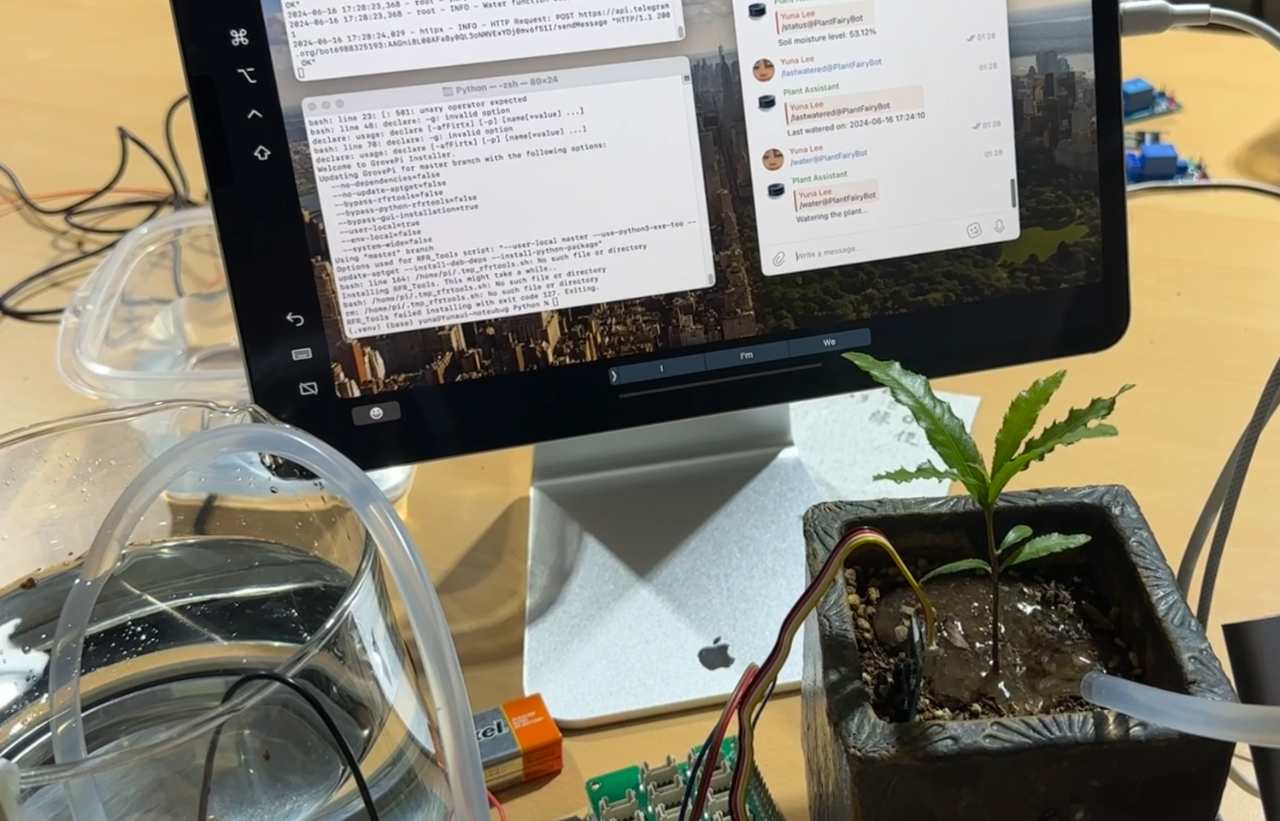 텔레그램 API를 활용한 스마트 화분 프로젝트(3) – 명령어 설정 및 코드, 데모 비디오